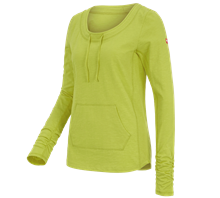 e.s. Longsleeve cotton slub, Damen