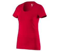 e.s. T-Shirt cotton stretch, Damen