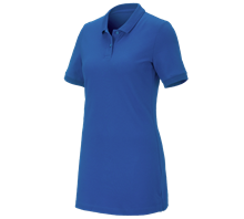 e.s. Piqué-Polo cotton stretch, Damen, long fit