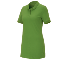 e.s. Piqué-Polo cotton stretch, Damen, long fit