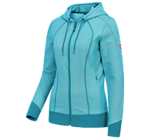 e.s. Funktions Kapuzenjacke herringbone, Damen