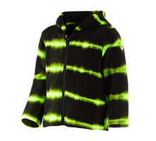 Kapuzenfleecejacke tie-dye e.s.motion ten, Kinder