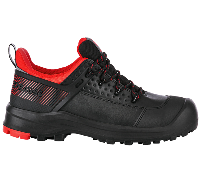 Hauptansicht, Schuhe, S3 Sicherheitshalbschuhe e.s. Katavi low, schwarz/rot
