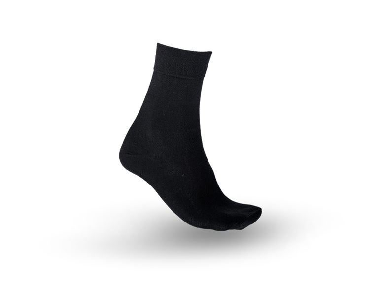 Hauptansicht, Socken | Strümpfe, e.s. Business Socken classic light/high, 2er Pack, schwarz