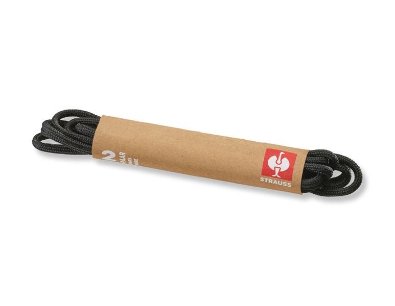 Hauptansicht, Zubehör, e.s. Schnürsenkel uni, 2er Pack, schwarz