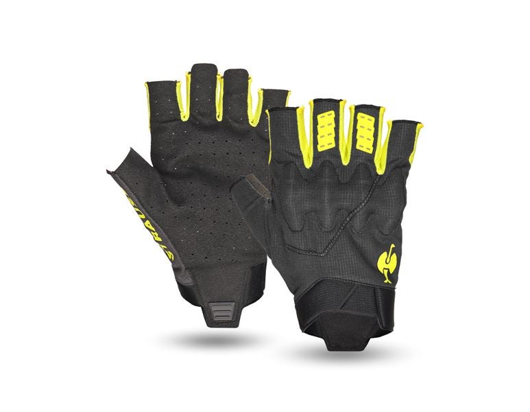 Hauptansicht, Handschuhe, Handschuhe e.s.trail, short, schwarz/acidgelb