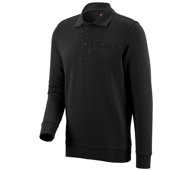 Hauptansicht, Shirts & Co., e.s. Sweatshirt poly cotton Pocket, schwarz