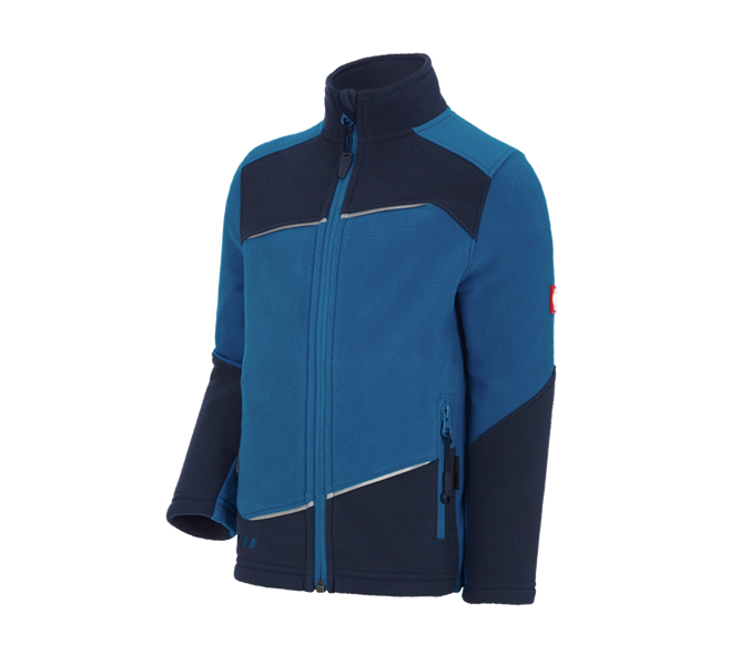 Hauptansicht, Kinder, Fleece Jacke e.s.motion 2020, Kinder, atoll/dunkelblau