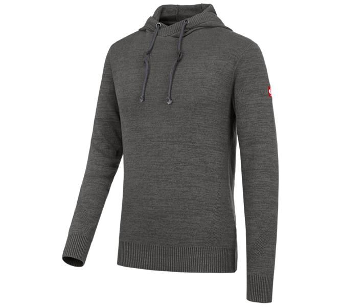 Hauptansicht, Sweats | Hoodies, e.s. Strick Hoody, titan melange