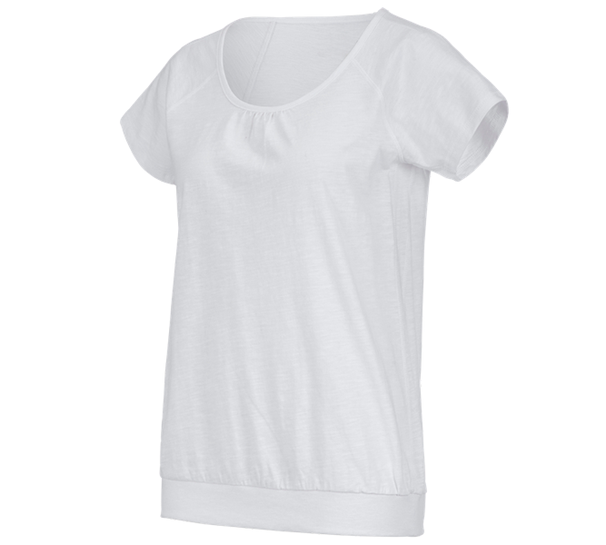 Hauptansicht, Medical, e.s. T-Shirt cotton slub, Damen, weiß