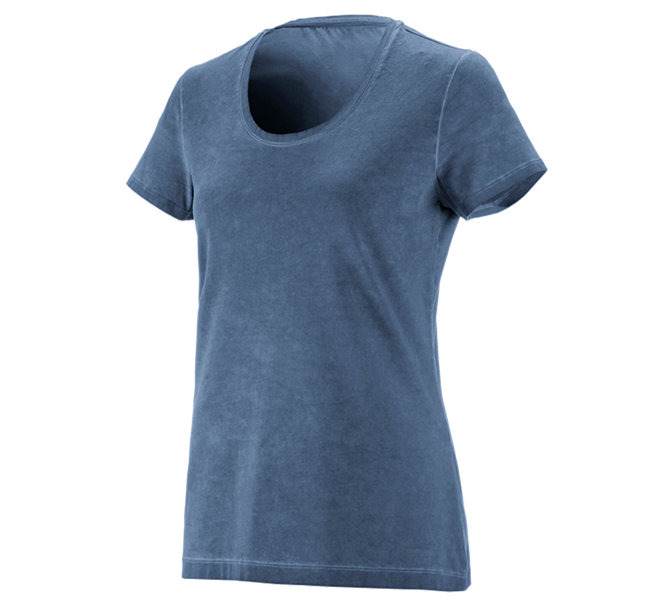 Hauptansicht, Medical, e.s. T-Shirt vintage cotton stretch, Damen, antikblau vintage
