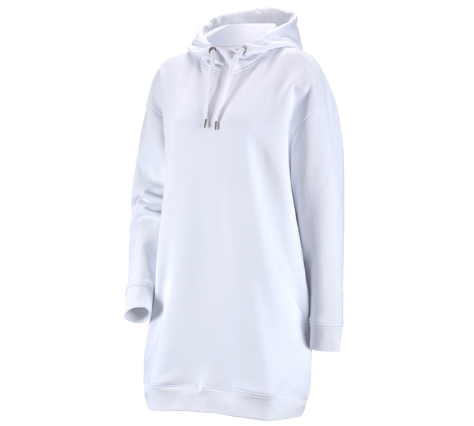 Hauptansicht, Medical, e.s. Oversize Hoody-Sweatshirt poly cotton, Damen, weiß