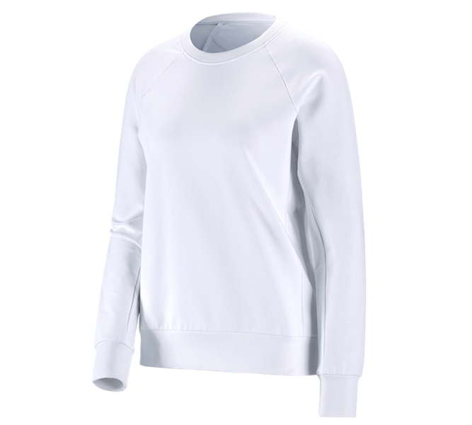 Hauptansicht, Medical, e.s. Sweatshirt cotton stretch, Damen, weiß