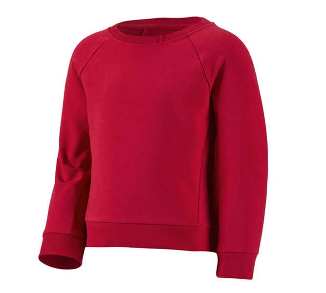 Hauptansicht, Bekleidung, e.s. Sweatshirt cotton stretch, Kinder, feuerrot
