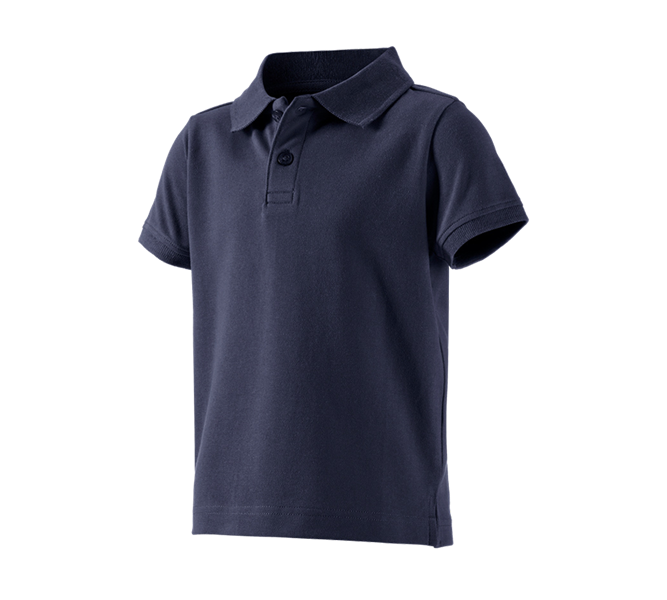 Hauptansicht, Kinder, e.s. Polo-Shirt cotton stretch, Kinder, dunkelblau