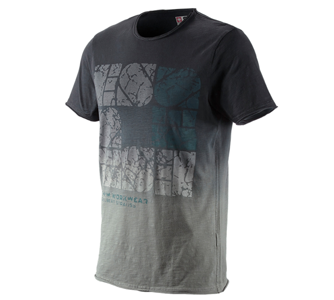 Hauptansicht, T-Shirts, e.s. T-Shirt denim workwear, oxidschwarz vintage