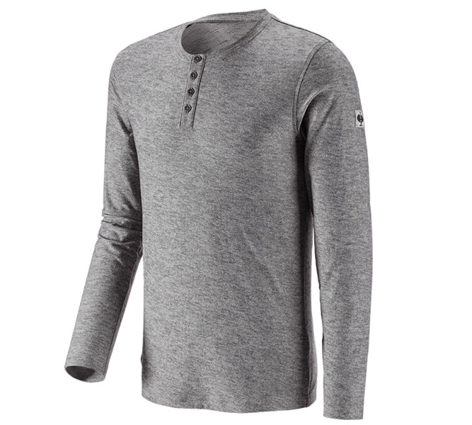 Hauptansicht, Gastro, Longsleeve e.s.vintage, schwarz melange