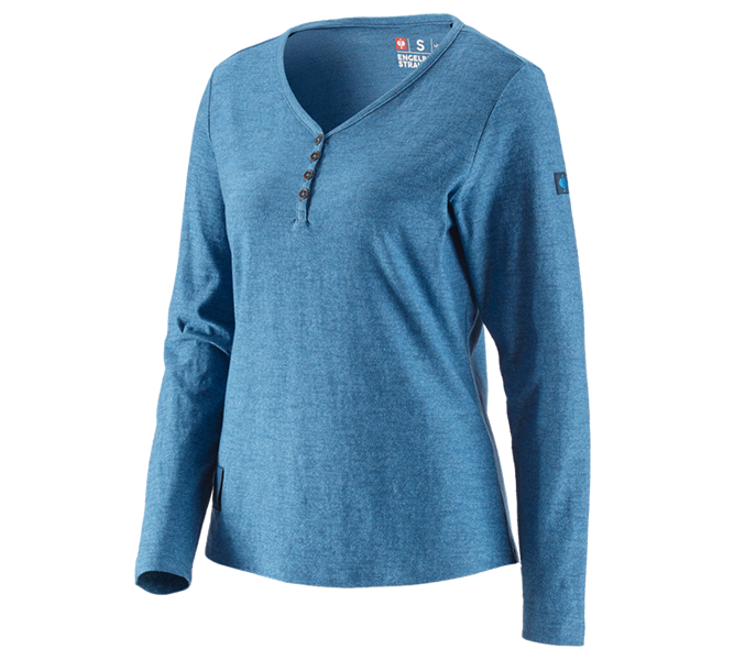 Hauptansicht, e.s.vintage, Longsleeve e.s.vintage, Damen, arktikblau melange