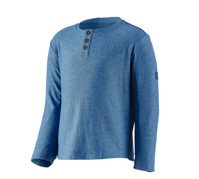 Hauptansicht, Shirts & Co., Longsleeve e.s.vintage, Kinder, arktikblau melange