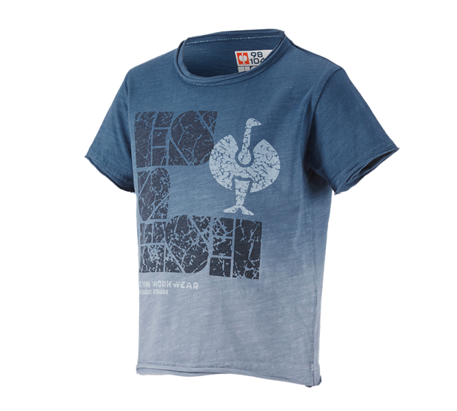 Hauptansicht, Kinder, e.s. T-Shirt denim workwear, Kinder, antikblau vintage