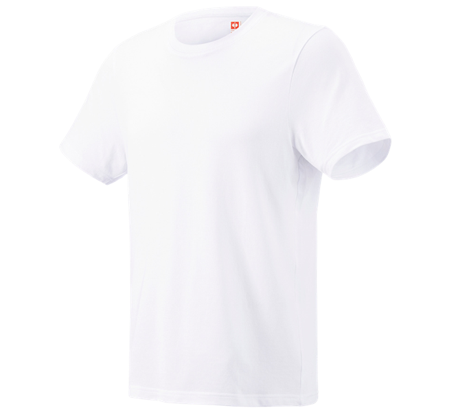 Hauptansicht, Medical, e.s. Piqué-T-Shirt cotton light, weiß