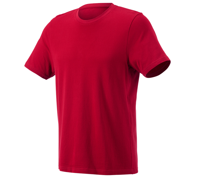 Hauptansicht, Gastro, e.s. Piqué-T-Shirt cotton light, feuerrot