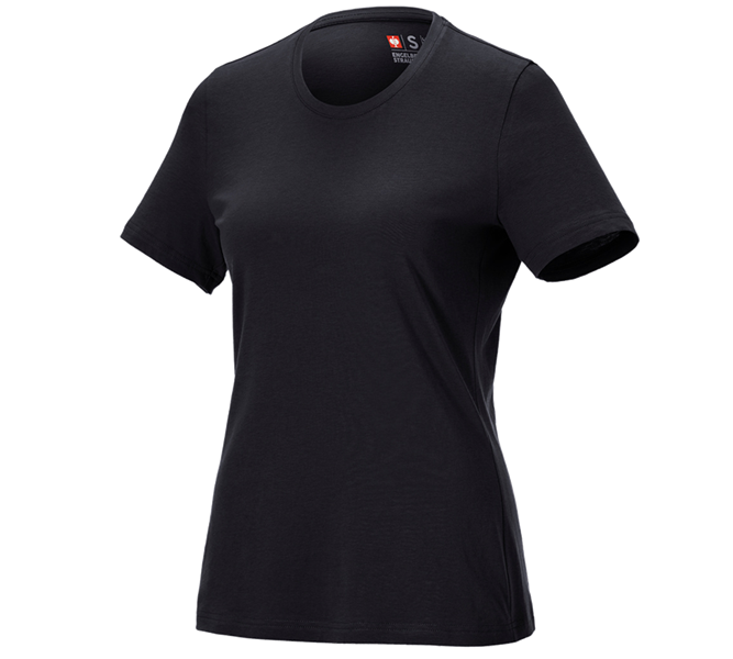 Hauptansicht, Bekleidung, e.s. T-Shirt cotton light, Damen, schwarz