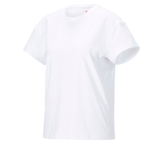 Hauptansicht, Medical, e.s. T-Shirt cotton stretch rolled sleeve, Damen, weiß