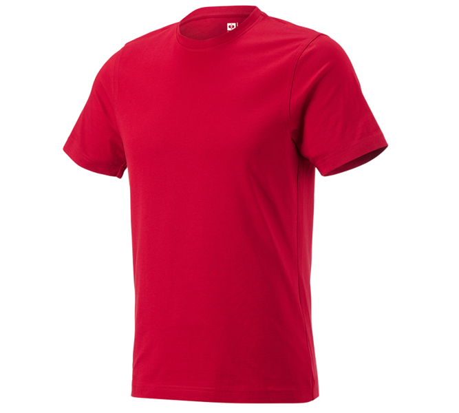 Hauptansicht, Neuheiten, e.s. T-Shirt cotton, slim fit, feuerrot