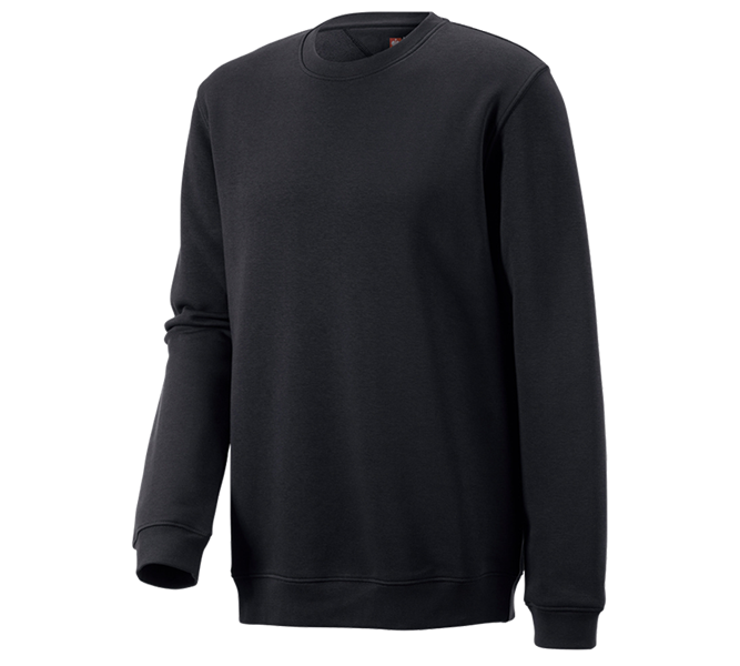 Hauptansicht, Gastro, e.s. Sweatshirt poly cotton, long fit, schwarz
