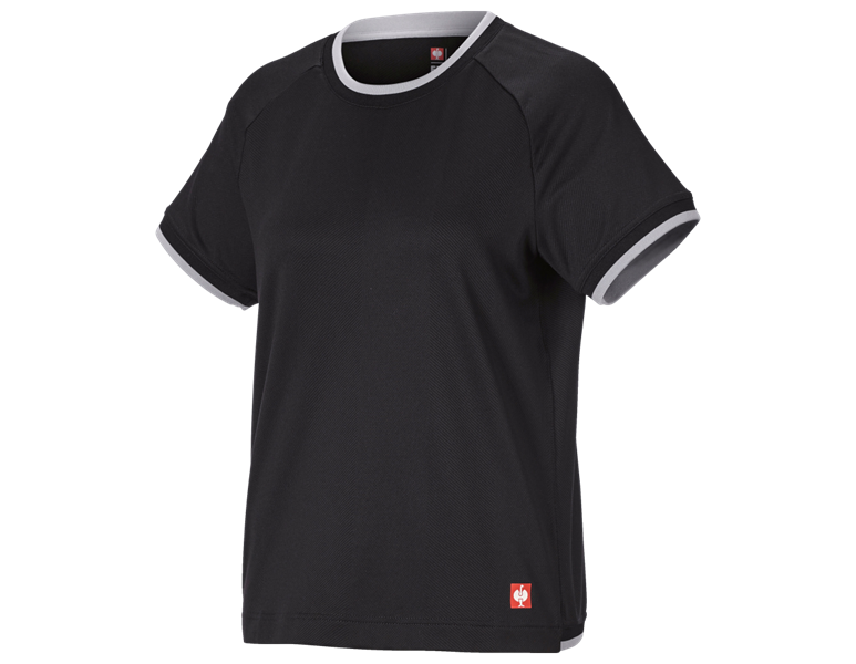 Hauptansicht, T-Shirts, Funktions T-Shirt e.s.ambition, Damen, schwarz/platin