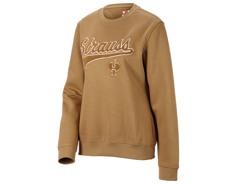 Hauptansicht, Kleine Geschenke, Sweatshirt e.s.e:pic, Damen, mandelbraun