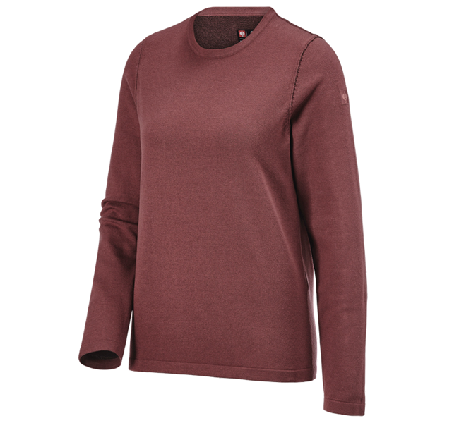 Hauptansicht, e.s.iconic, Strickpullover e.s.iconic, Damen, oxidrot