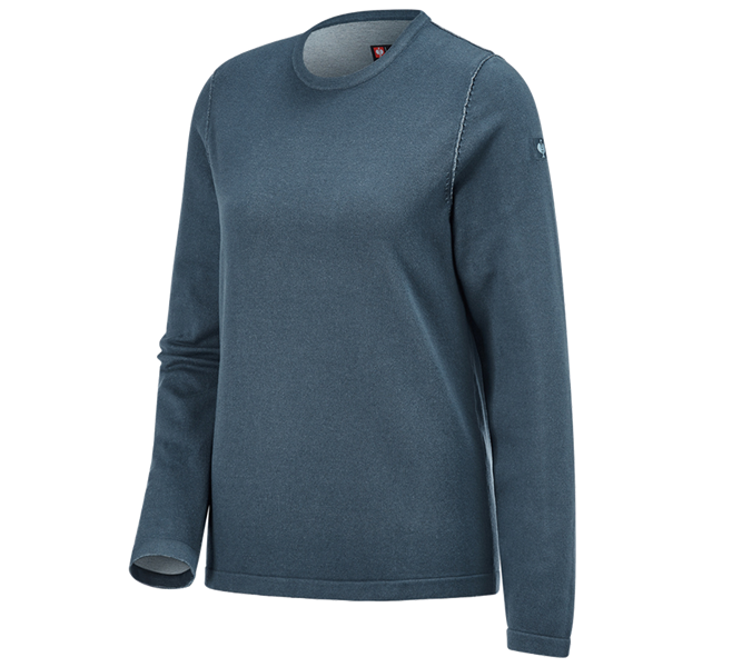 Hauptansicht, Bekleidung, Strickpullover e.s.iconic, Damen, oxidblau