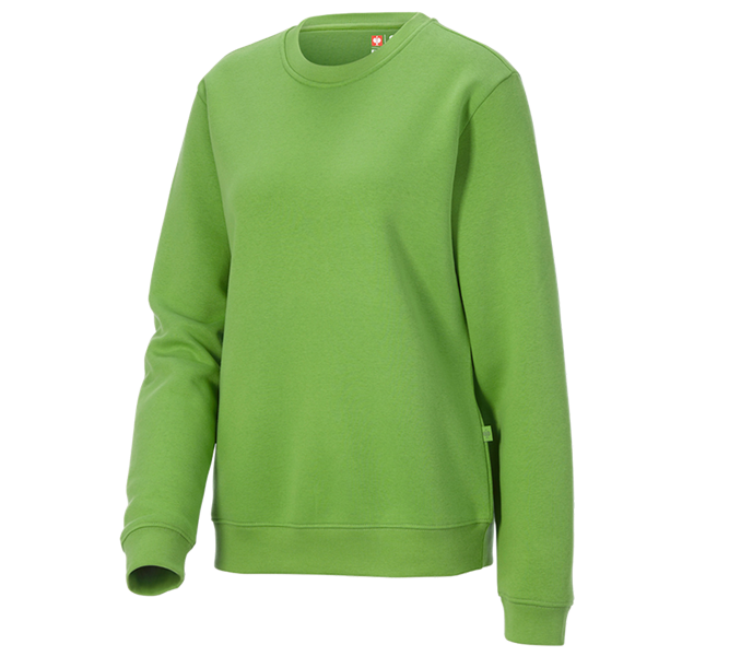 Hauptansicht, Neuheiten, e.s. Sweatshirt poly cotton, Damen, seegrün