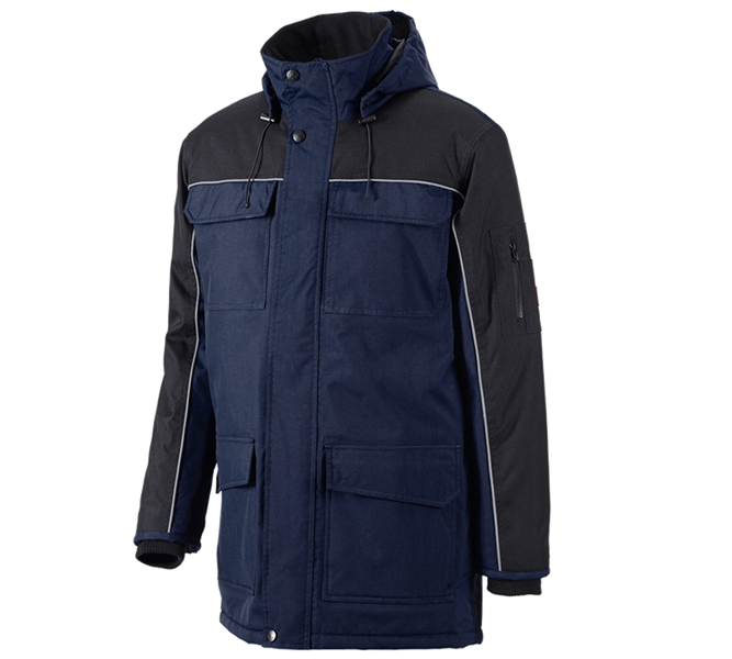 Hauptansicht, Winterjacken, Parka e.s.image, dunkelblau/schwarz