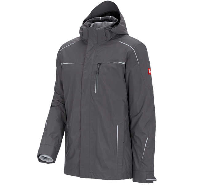 Hauptansicht, Jacken, 3 in 1 Funktionsjacke e.s.motion 2020, Herren, anthrazit/platin