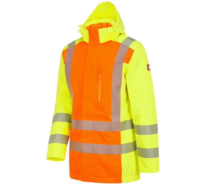 Hauptansicht, e.s.motion 2020, Warnschutz Funktions Parka e.s.motion 2020, warnorange/warngelb