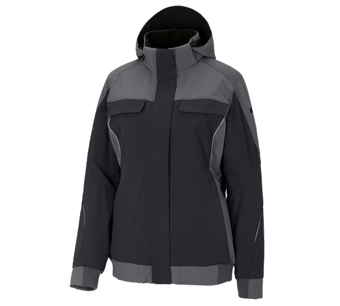 Hauptansicht, Damen, Winter Funktions Jacke e.s.dynashield, Damen, zement/graphit
