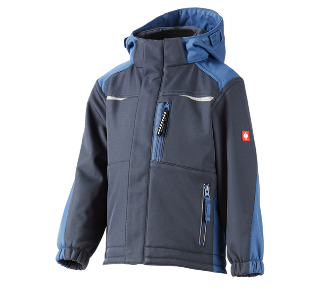 Hauptansicht, Softshelljacken, Kinder Softshelljacke e.s.motion, pazifik/kobalt