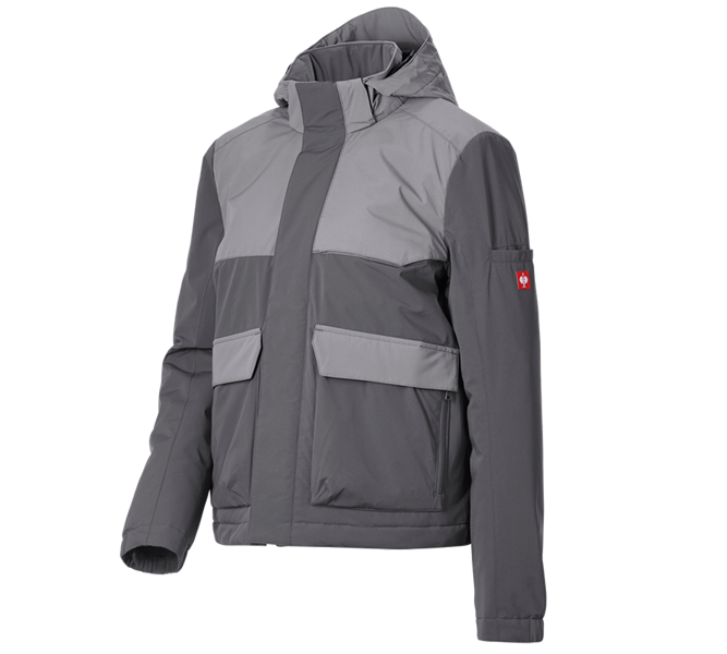 Hauptansicht, Winterjacken, Winterjacke e.s.trail pure, Damen, carbongrau/basaltgrau