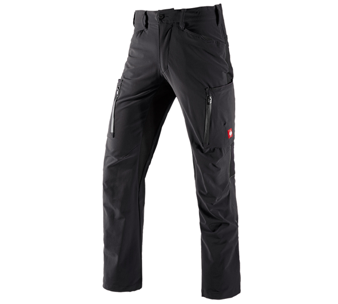 Hauptansicht, Bekleidung, Cargohose e.s.vision stretch, Herren, schwarz