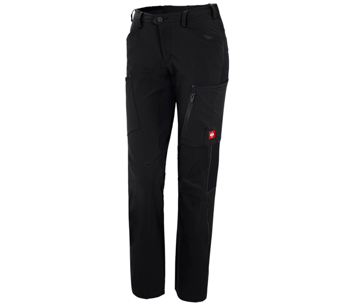 Hauptansicht, Bekleidung, Cargohose e.s.vision stretch, Damen, schwarz
