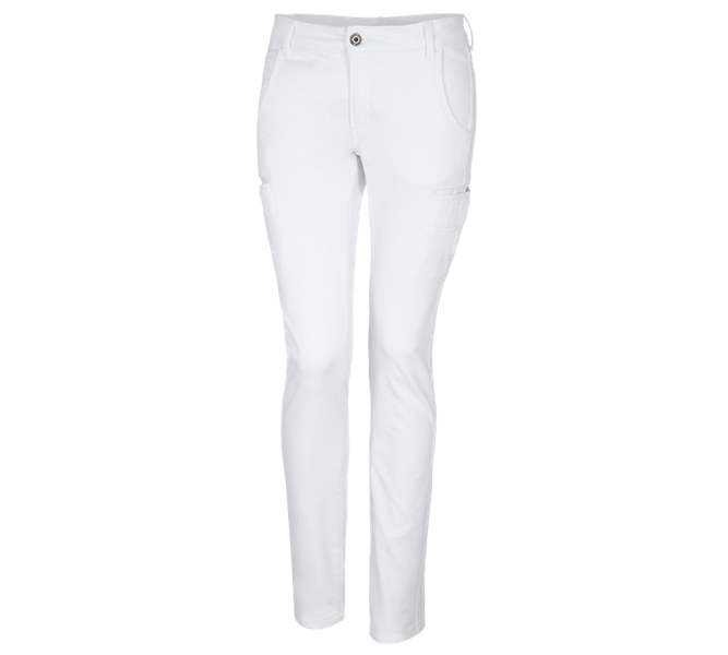 Hauptansicht, Damen, e.s. Berufshose Chino, Damen, weiß