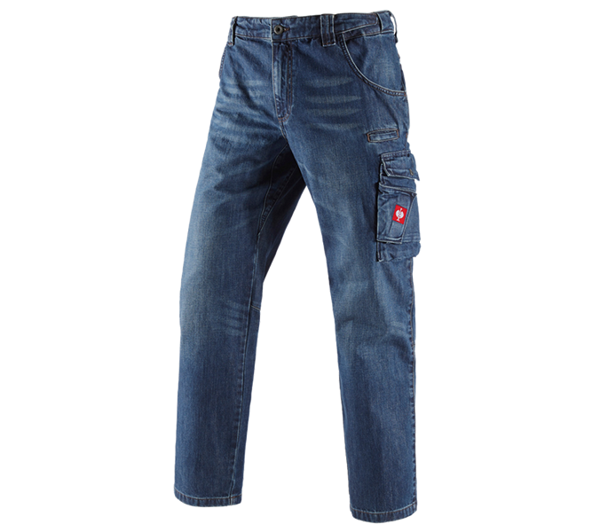 Hauptansicht, e.s.denim workwear, e.s. Worker-Jeans, darkwashed