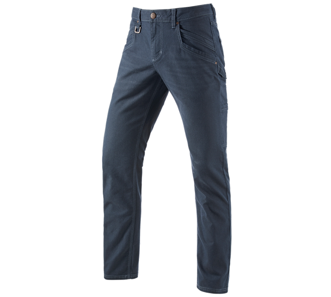 Hauptansicht, Bundhosen, Multipocket-Hose e.s.vintage, arktikblau