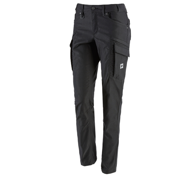 Hauptansicht, e.s.vintage, Cargohose e.s.vintage, Damen, schwarz