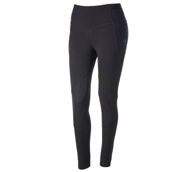 Hauptansicht, e.s.trail, Race Tights e.s.trail, Damen, schwarz