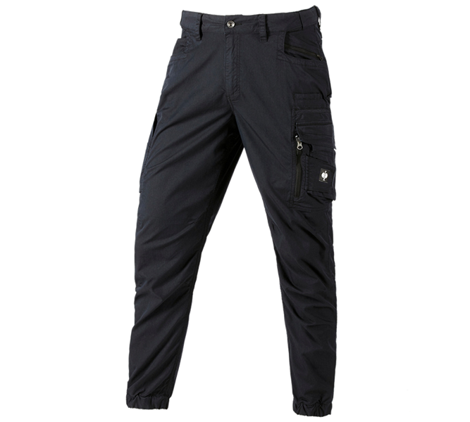 Hauptansicht, Bundhosen, Cargohose e.s.motion ten Sommer, schwarz