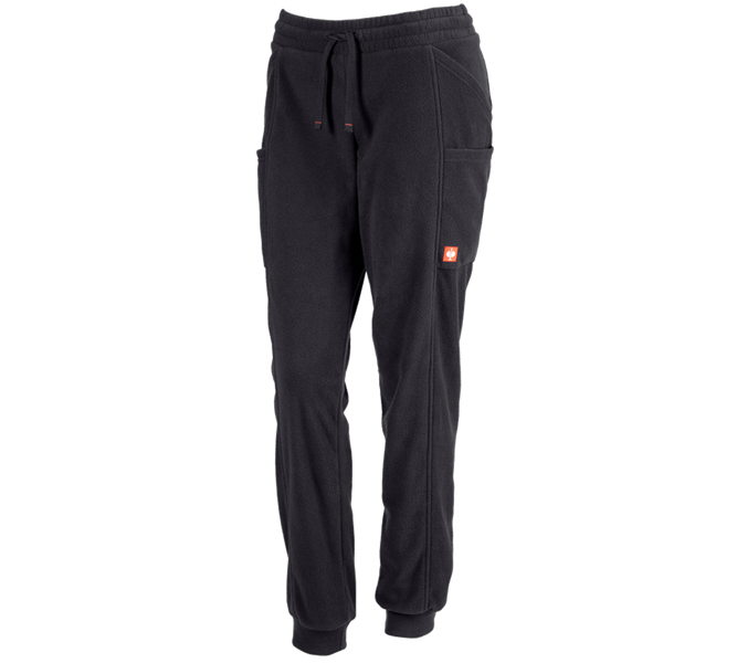 Hauptansicht, SALE, e.s. Fleece Hose, Damen, schwarz